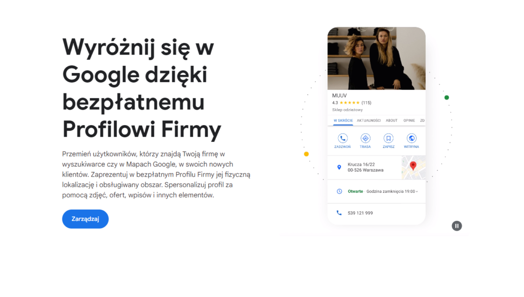 Wizytówka Google Jak zrobić
